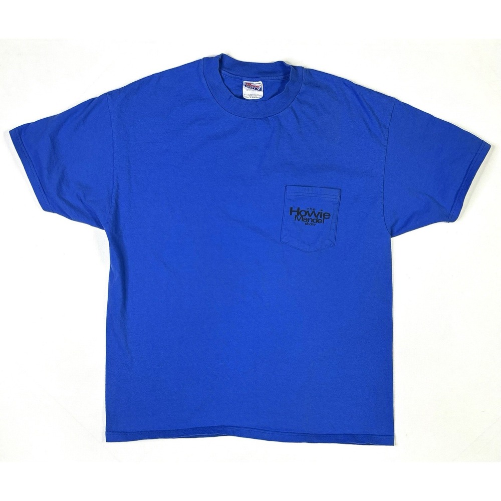 Howie Mandel Show T-Shirt Adult XL Blue Pocket TV Vintage